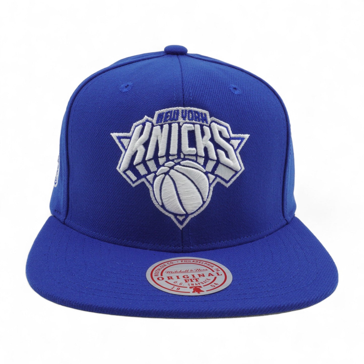 Mitchell & Ness Men's NBA Back To Basics Snapback Knicks Snapback Caps