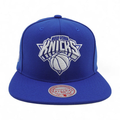 Mitchell & Ness Men's NBA Back To Basics Snapback Knicks Snapback Caps