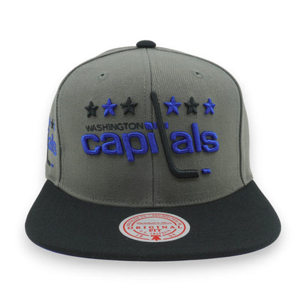 Mitchell & Ness Men's NHL Storm Front Snapback Vntg Capitals Snapback Caps