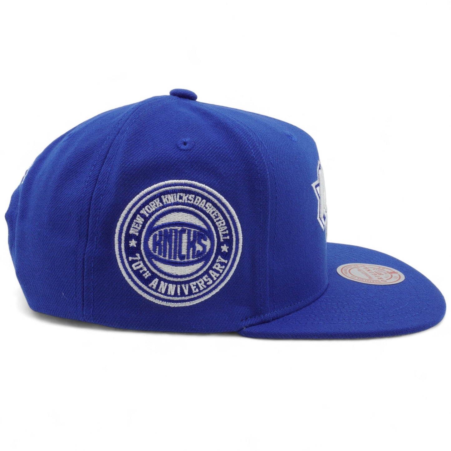 Mitchell & Ness Men's NBA Back To Basics Snapback Knicks Snapback Caps