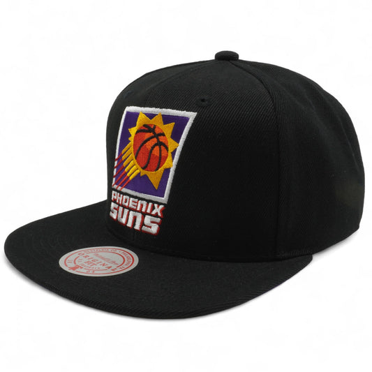 Men's Mitchell & Ness NBA Satin Under Snapback Hwc Suns