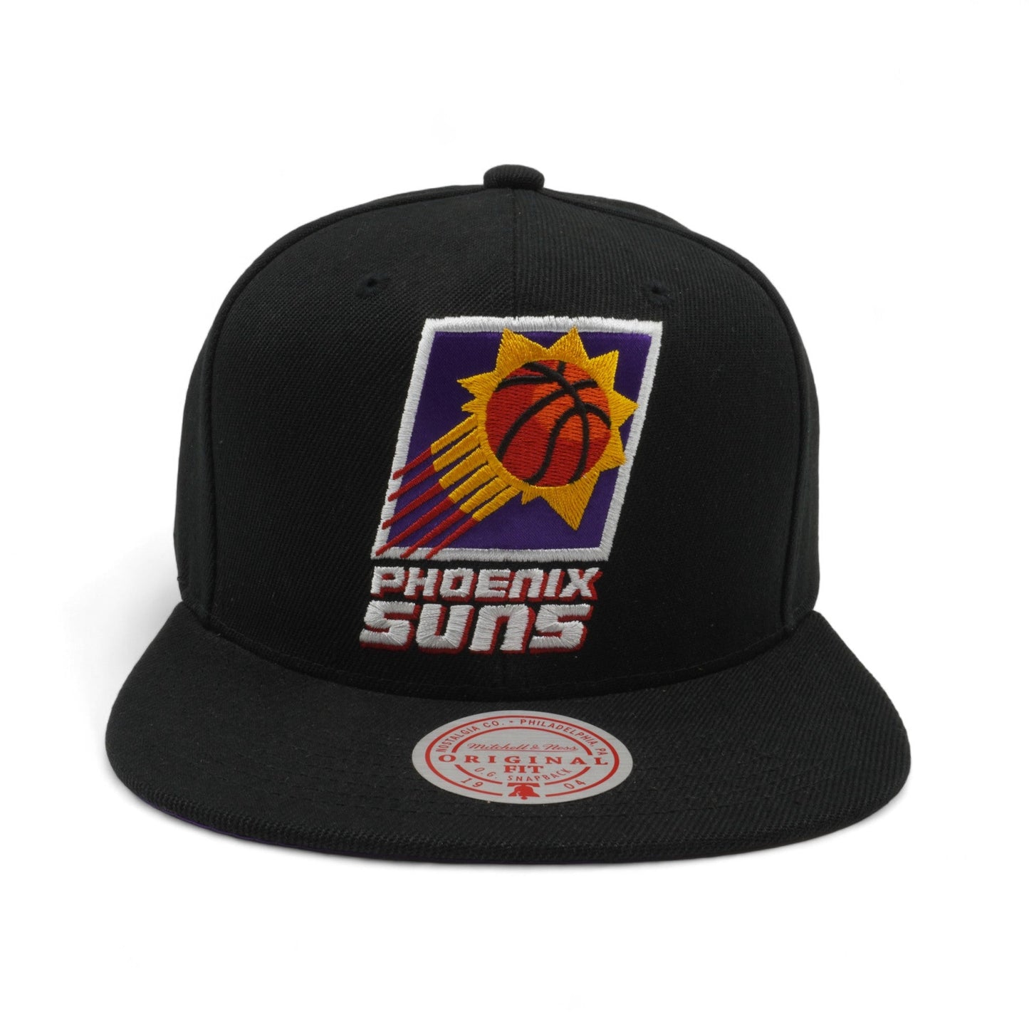 Men's Mitchell & Ness NBA Satin Under Snapback Hwc Suns