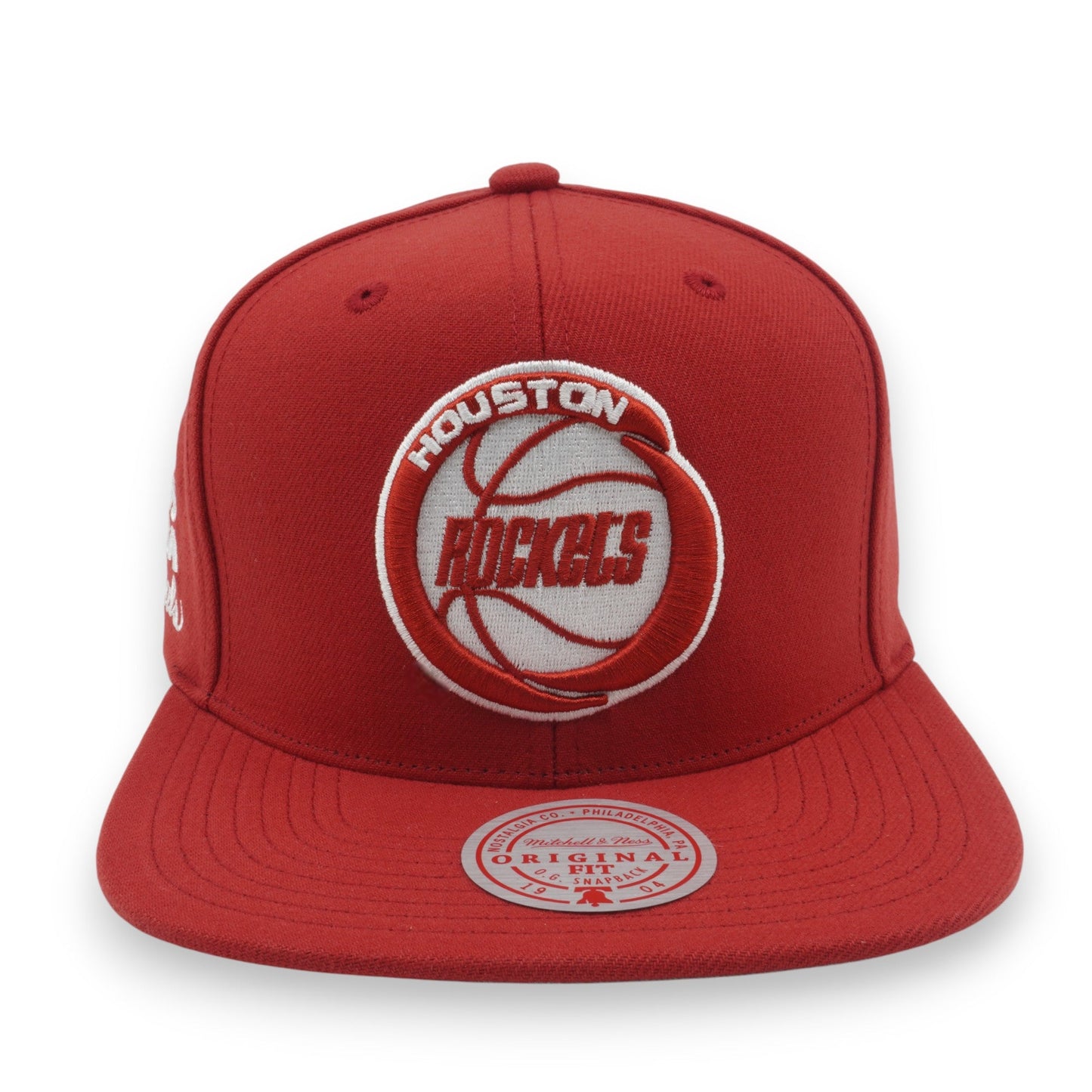 Men's Mitchell & Ness NBA Back To Basics Snapback Hwc Rockets