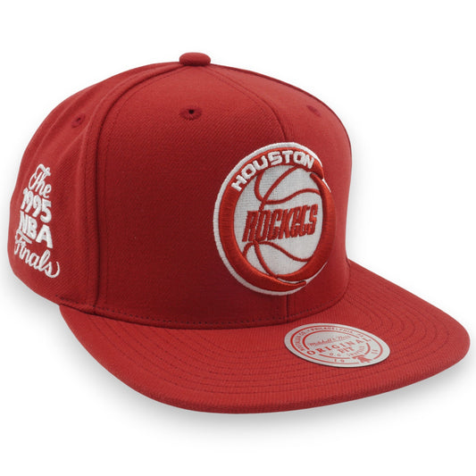 Men's Mitchell & Ness NBA Back To Basics Snapback Hwc Rockets