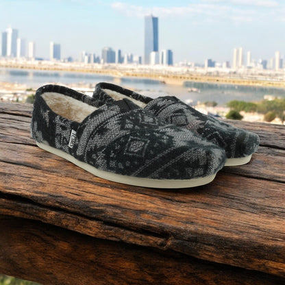Grey Tribal Wool Shrlg-