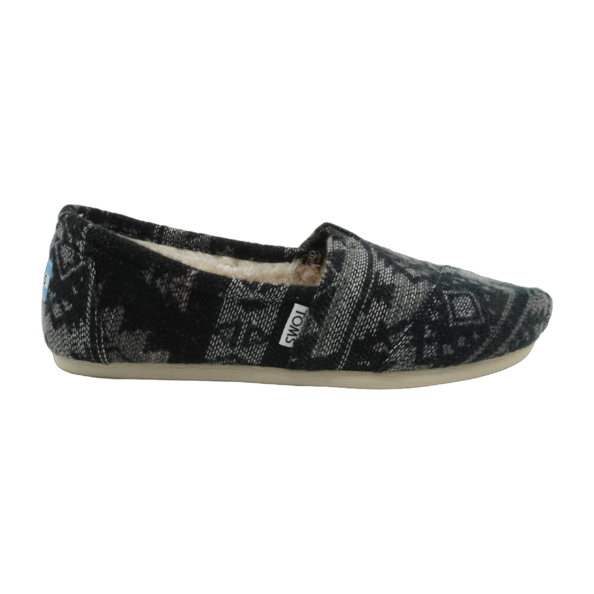 Toms Women's Alpargata - Grey Tribal Wool Shrug