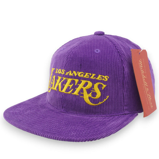 Mitchell & Ness Men's NBA Lakers Ds Snapback Lakers Snapback Caps