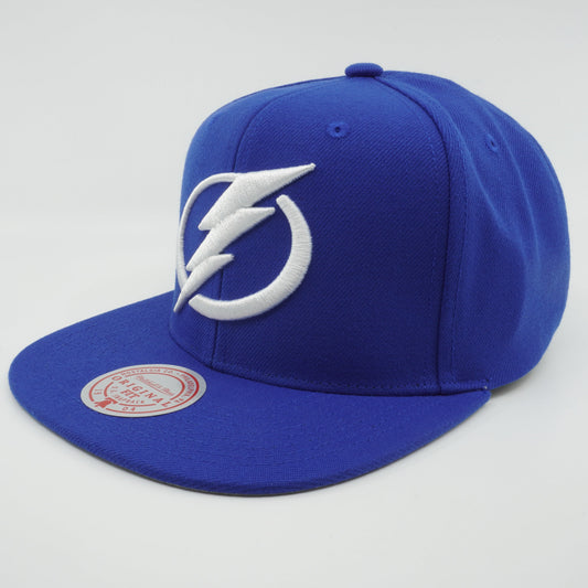 Mitchell & Ness Men's NHL Back To Basics Snapback Lightning Navy