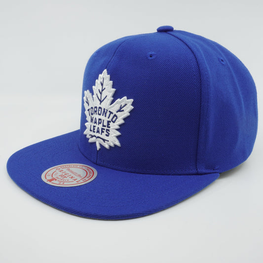 Men's Mitchell & Ness Nhl Back To Basics Snapback Maple Leafs - Navy