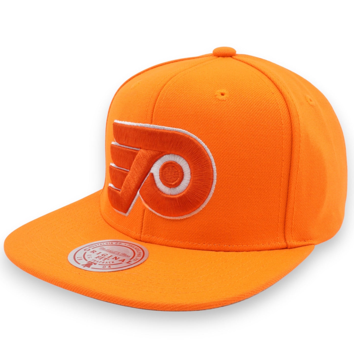 Men's Mitchell & Ness Nhl Back To Basics Snapback Flyers - Orange