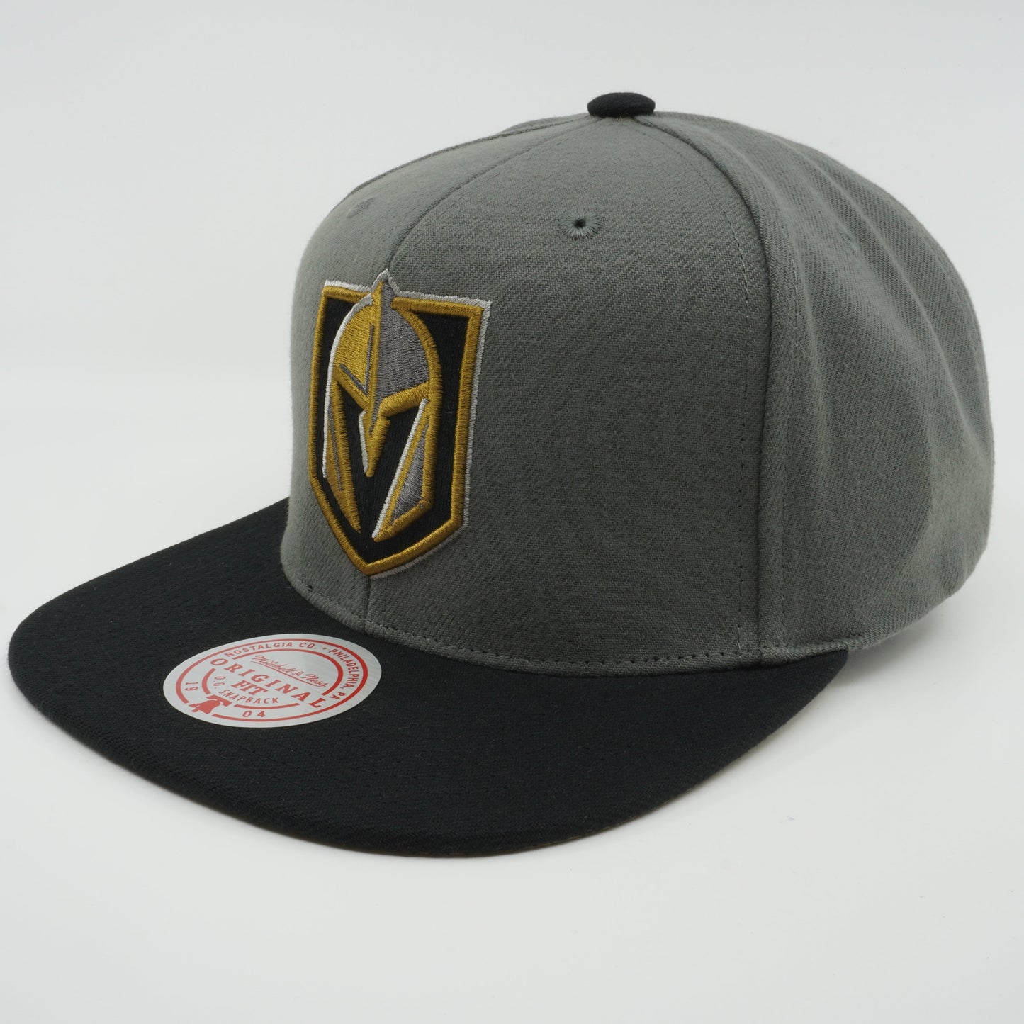 Men's Mitchell & Ness Nhl Storm Front Snapback Knights - Grey