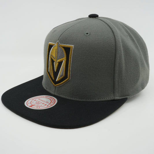 Men's Mitchell & Ness Nhl Storm Front Snapback Knights - Grey