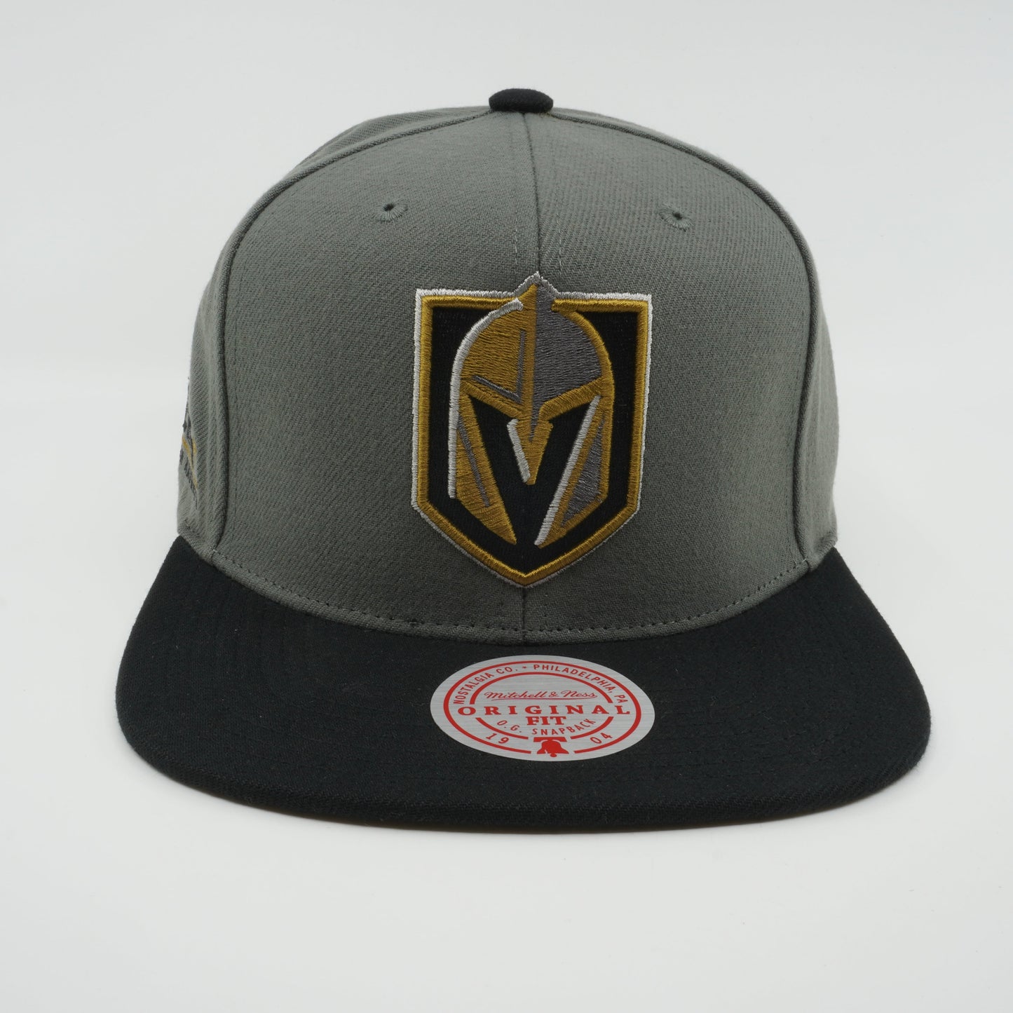 Men's Mitchell & Ness Nhl Storm Front Snapback Knights - Grey