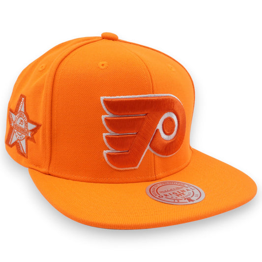 Men's Mitchell & Ness Nhl Back To Basics Snapback Flyers - Orange