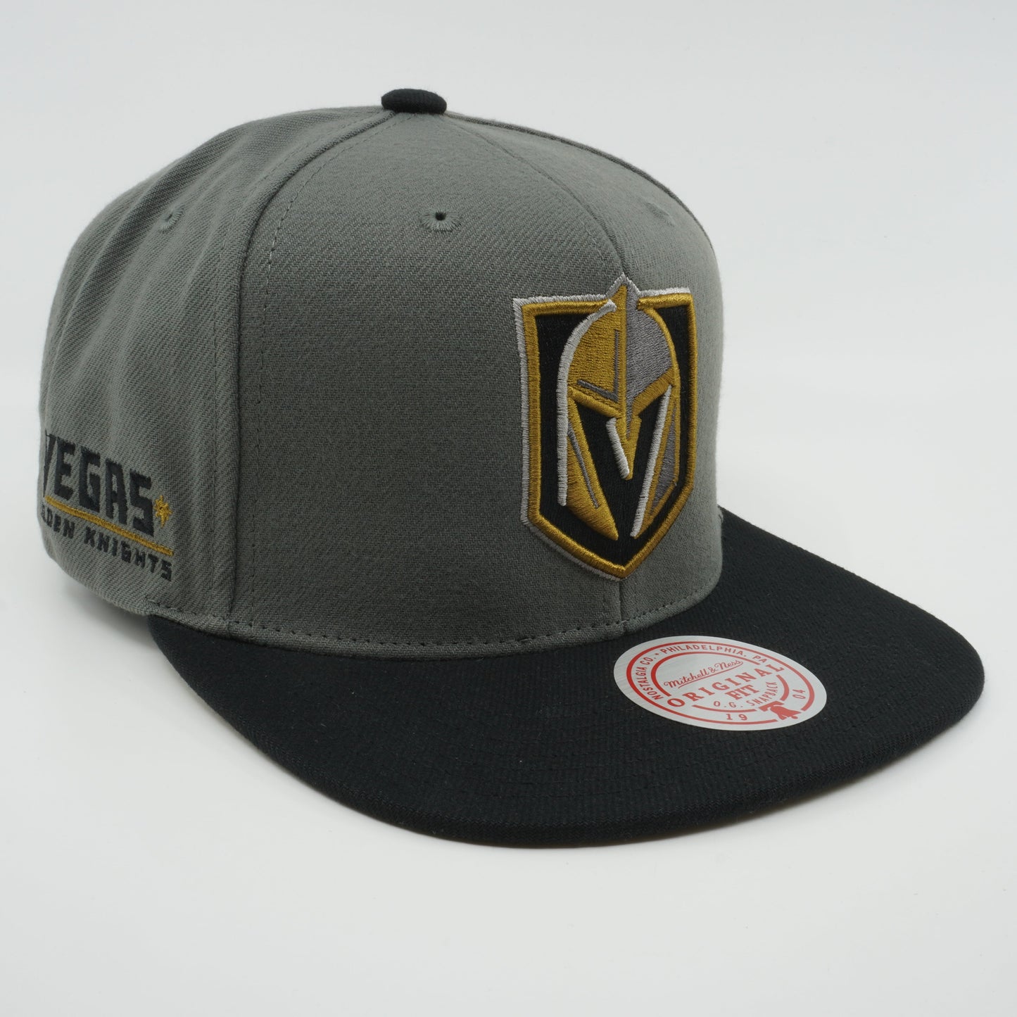 Men's Mitchell & Ness Nhl Storm Front Snapback Knights - Grey