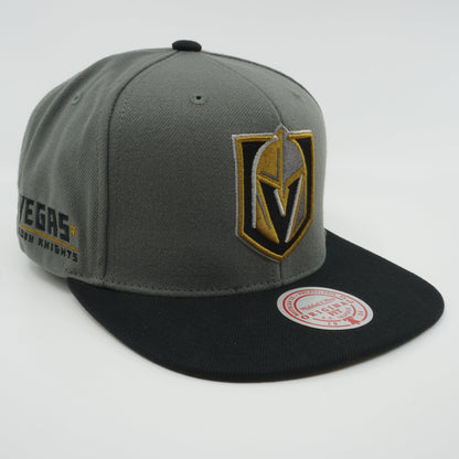 Mitchell & Ness Men's NHL Storm Front Snapback Knights Snapback Caps