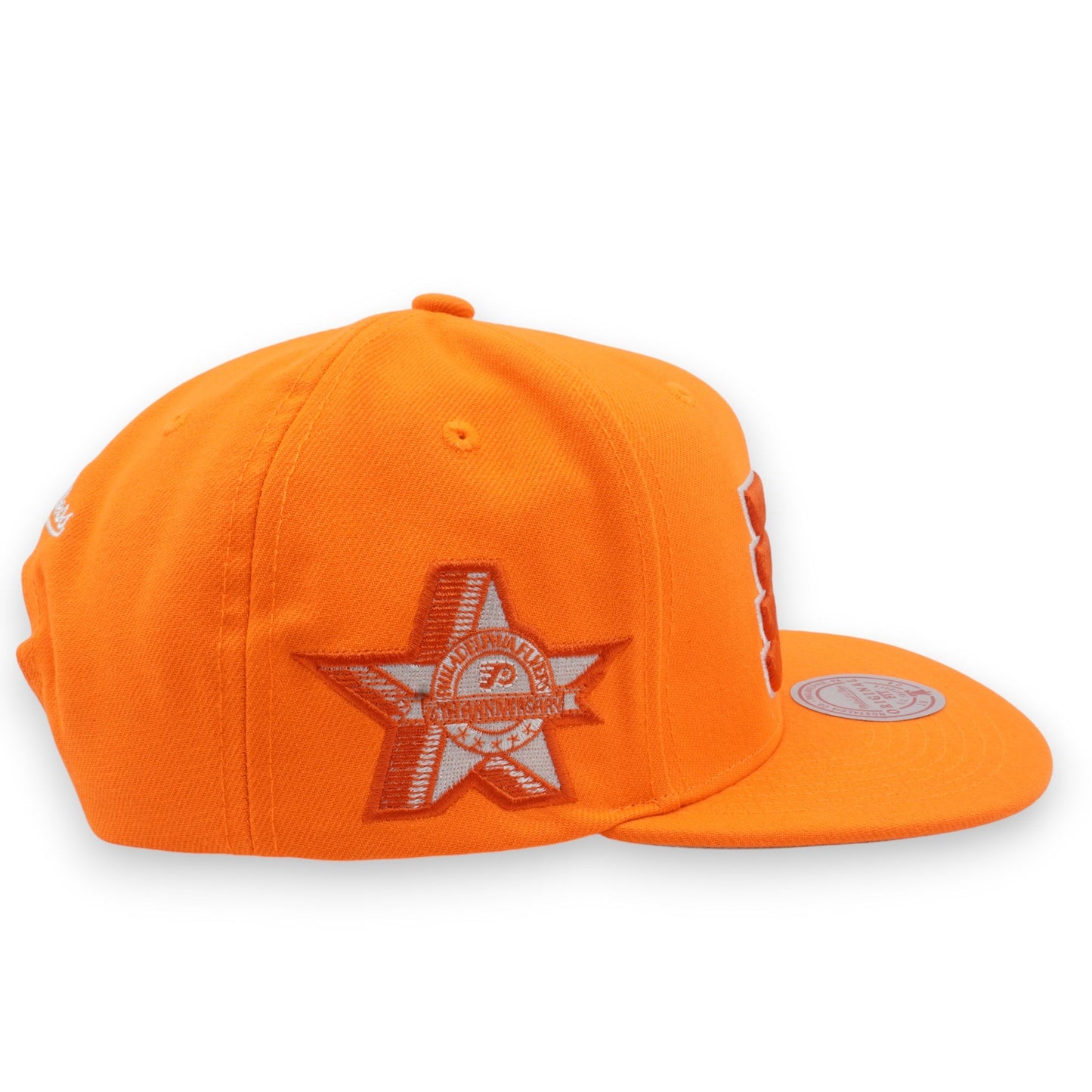 Men's Mitchell & Ness Nhl Back To Basics Snapback Flyers - Orange