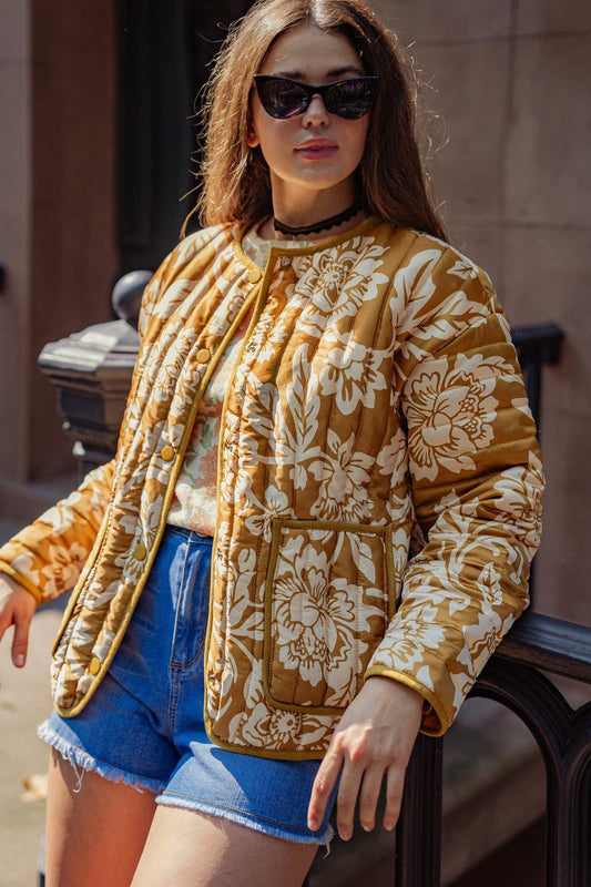 Totally Convinced Woven Puff Jacket