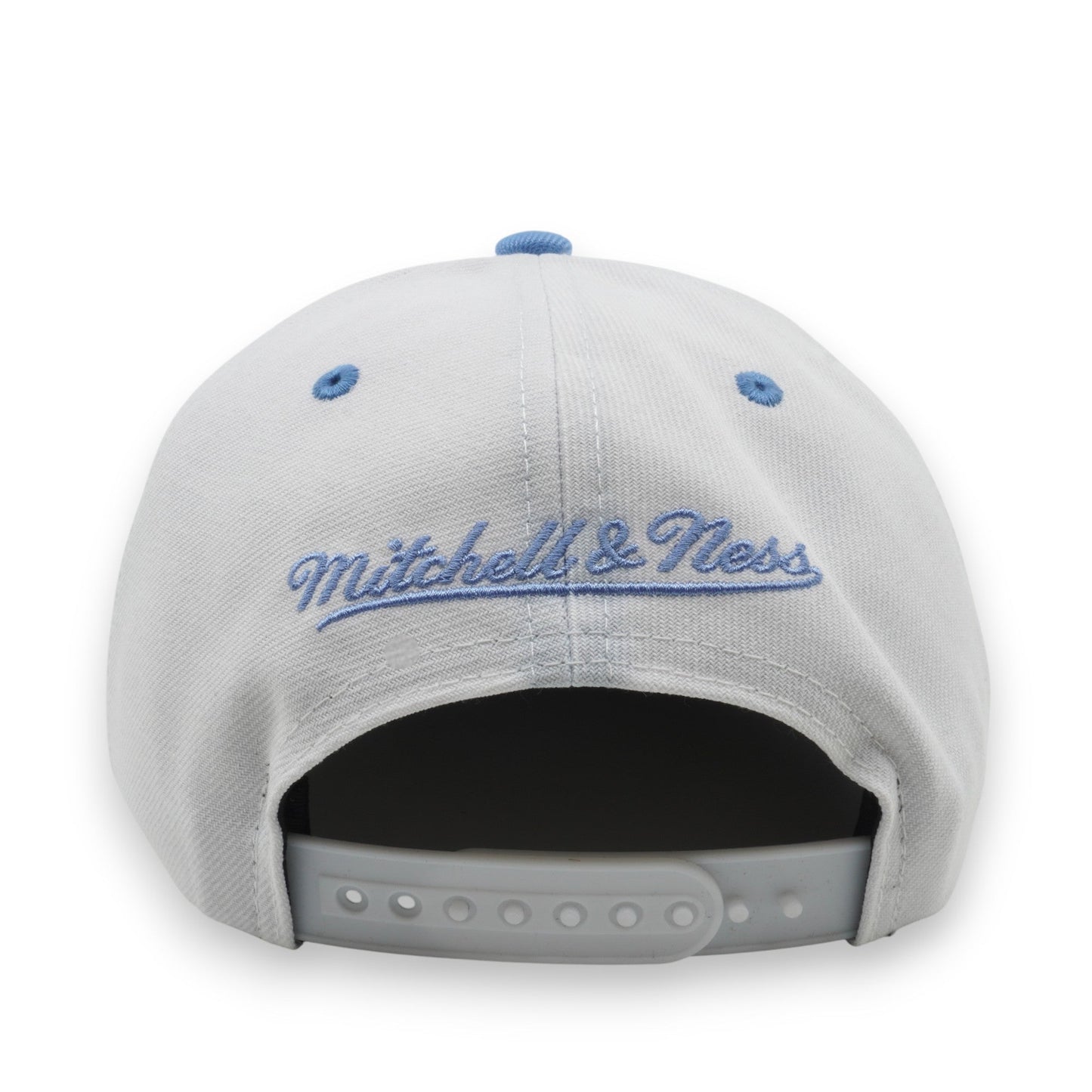 Men's Mitchell & Ness NBA Three Collection Snapback Warriors - White-Light Blue