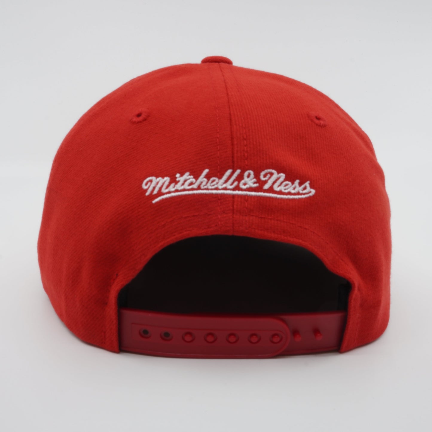 Men's Mitchell & Ness MLB Back To Basics Snapback Braves - Red