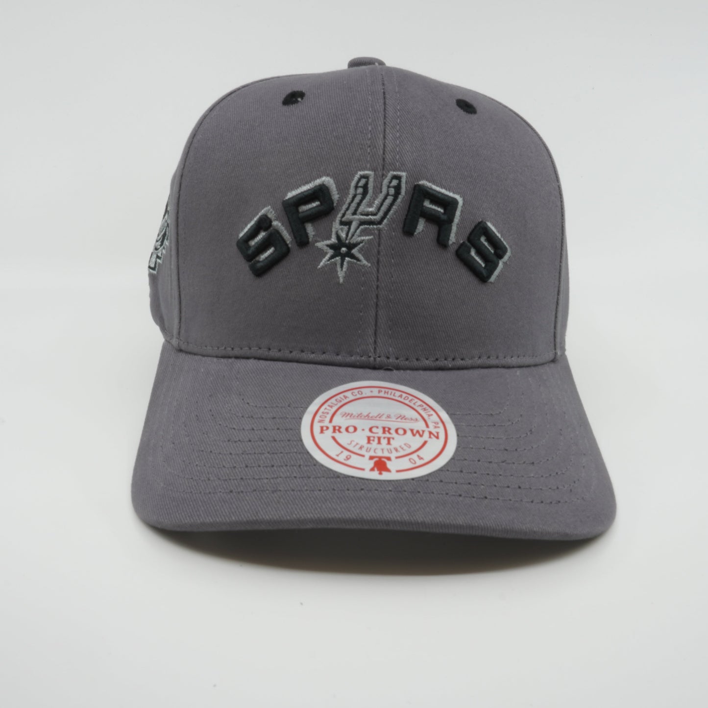Men's Mitchell & Ness NBA Space Knit Pro Snapback Hwc Spurs - Grey