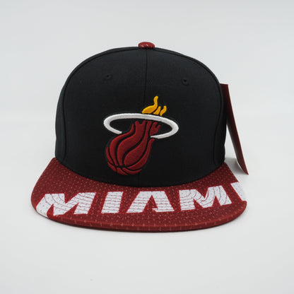 Mitchell & Ness Men's NBA Snapshot Snapback Heat Snapback Caps