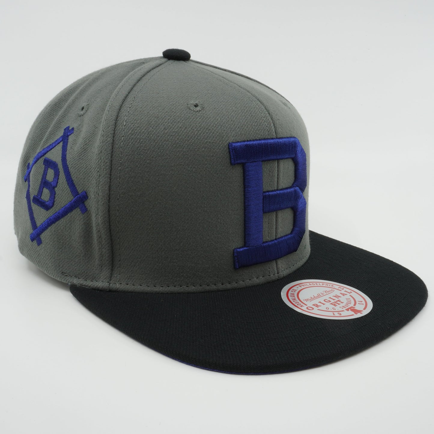 Men's Mitchell & Ness MLB Storm Front Snapback Coop Dodgers - Grey