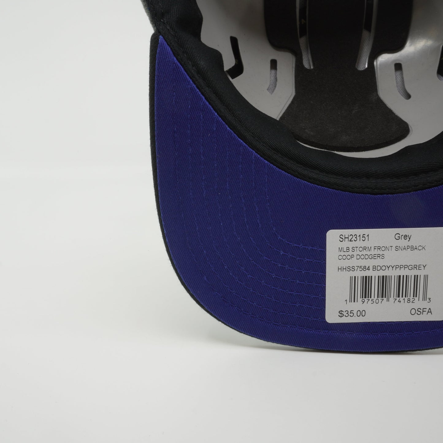 Men's Mitchell & Ness MLB Storm Front Snapback Coop Dodgers - Grey