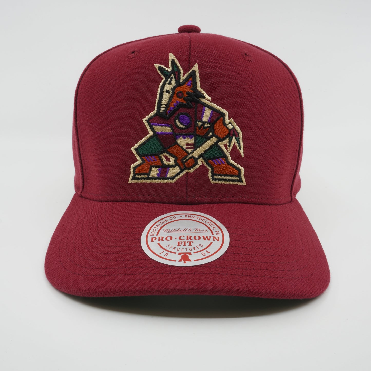 Mitchell & Ness Men's NHL Team Ground 2.0 Pro Snapback Coyotes Snapback Caps