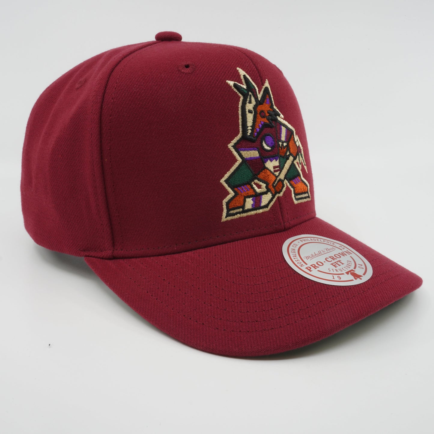 Mitchell & Ness Men's NHL Team Ground 2.0 Pro Snapback Coyotes Snapback Caps