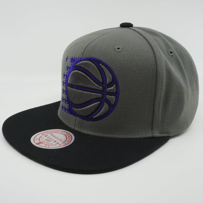 Mitchell & Ness Men's NBA Storm Front Snapback Hwc Magic Snapback Caps