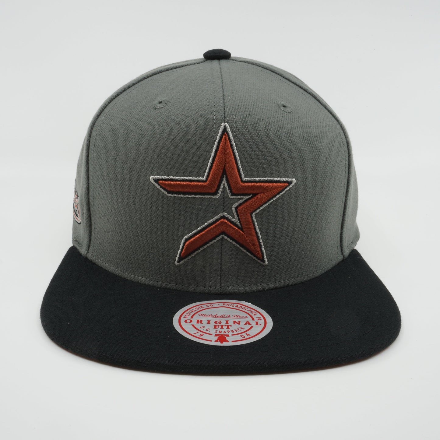 Mitchell & Ness Men's MLB Storm Front Snapback Coop Astros Snapback Caps