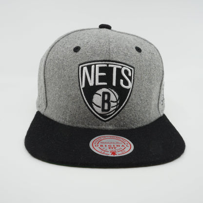 Mitchell & Ness Men's NBA Melton Patch Snapback Nets Snapback Caps