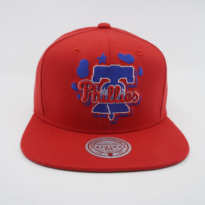 Mitchell & Ness Men's MLB Gshadow Snapback Phillies Snapback Caps