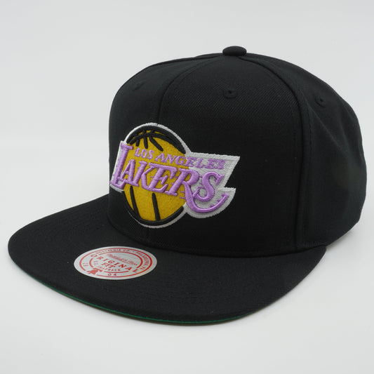Men's Mitchell & Ness NBA Core Basic Snapback Hwc Lakers - Black
