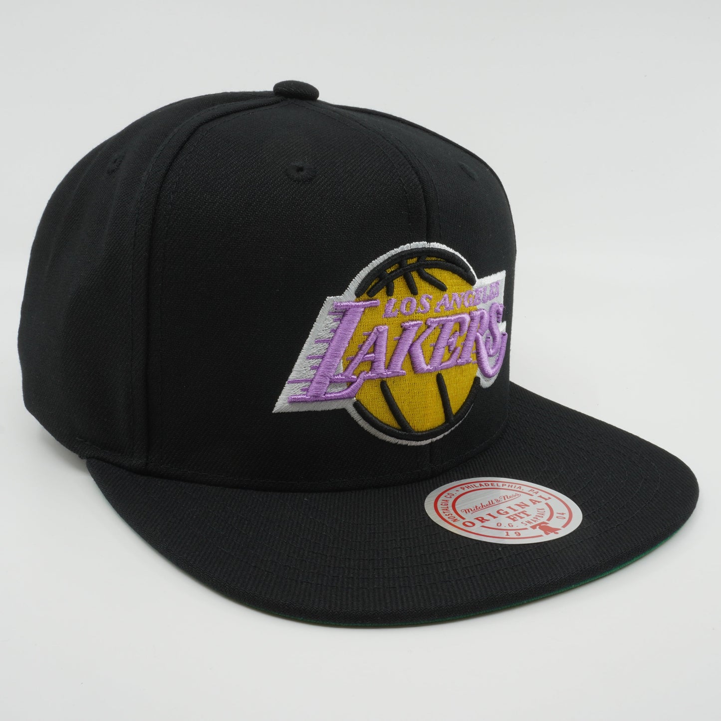 Men's Mitchell & Ness NBA Core Basic Snapback Hwc Lakers - Black
