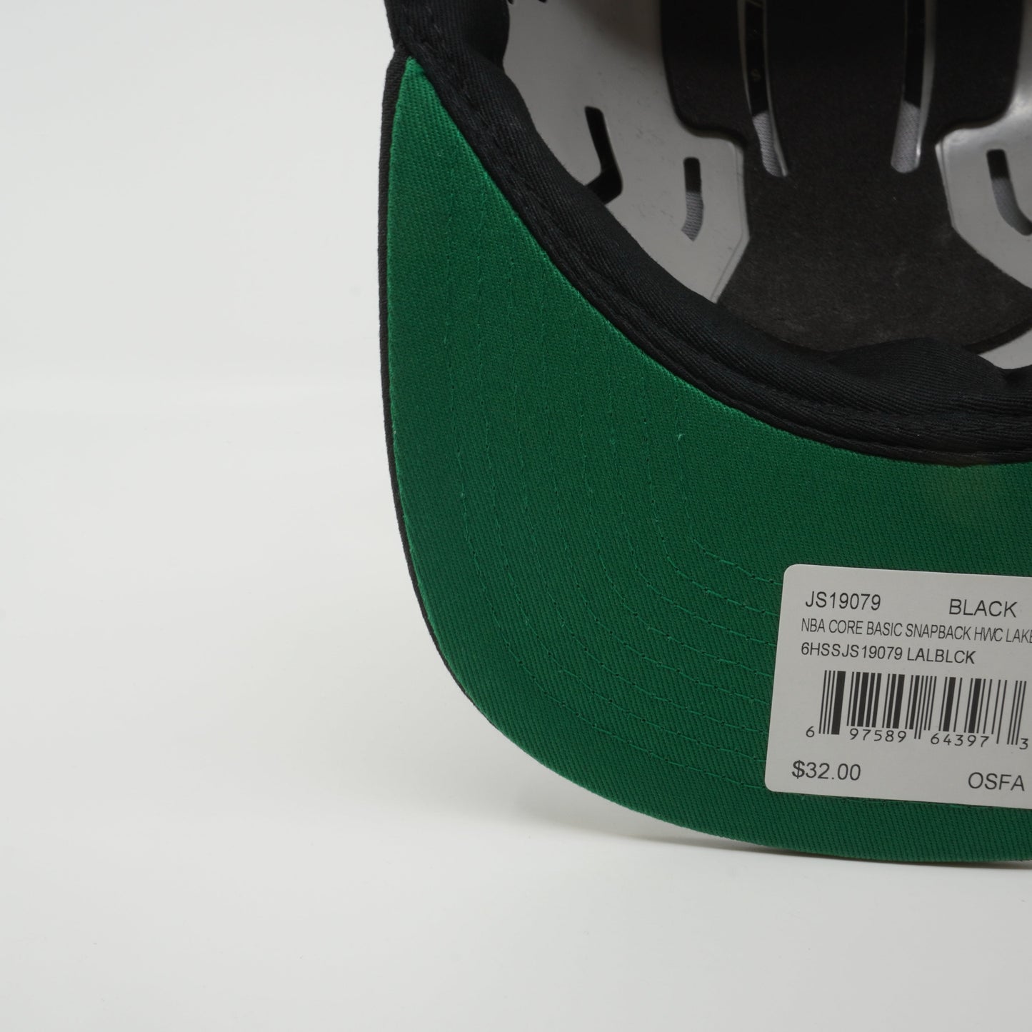 Men's Mitchell & Ness NBA Core Basic Snapback Hwc Lakers - Black