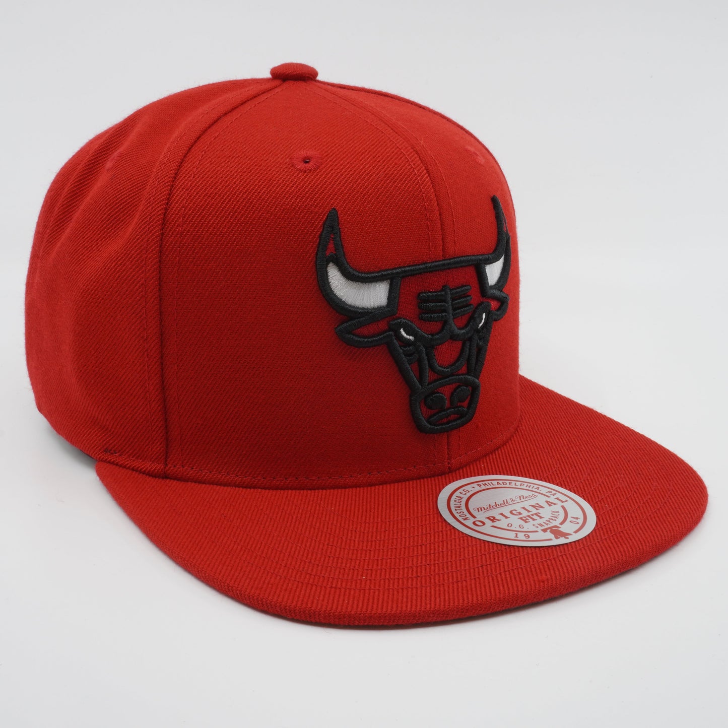 Men's Mitchell & Ness NBA Team Ground 2.0 Snapback Bulls - Red