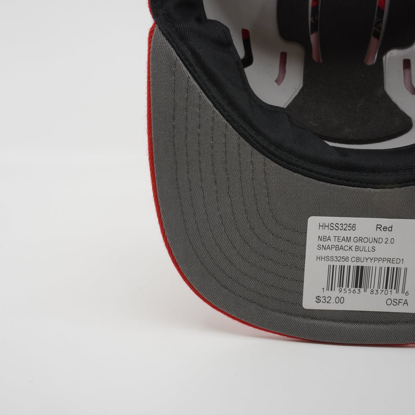 Men's Mitchell & Ness NBA Team Ground 2.0 Snapback Bulls - Red