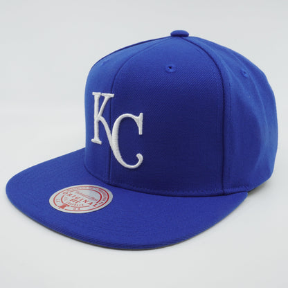 Mitchell & Ness Men's MLB Back To Basics Snapback Royals Snapback Caps