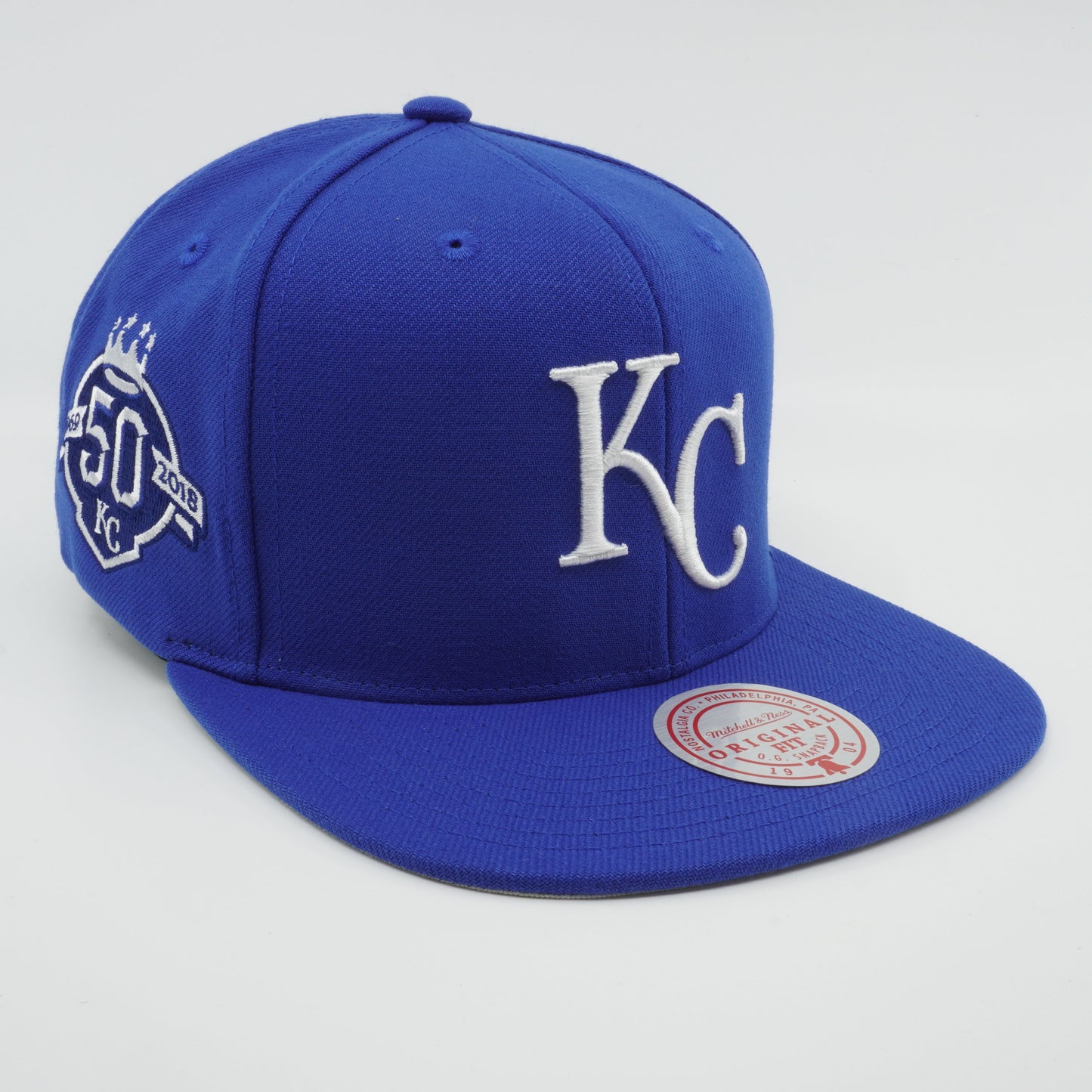 Mitchell & Ness Men's MLB Back To Basics Snapback Royals Snapback Caps