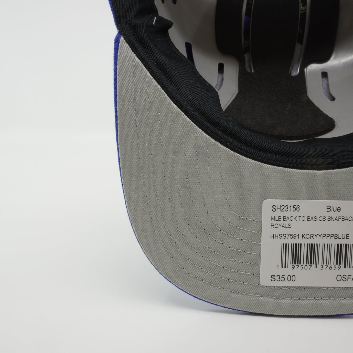 Mitchell & Ness Men's MLB Back To Basics Snapback Royals Snapback Caps