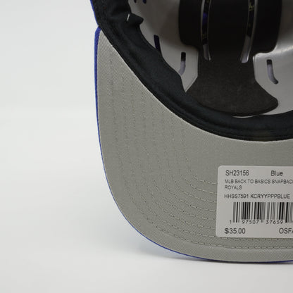 Mitchell & Ness Men's MLB Back To Basics Snapback Royals Snapback Caps