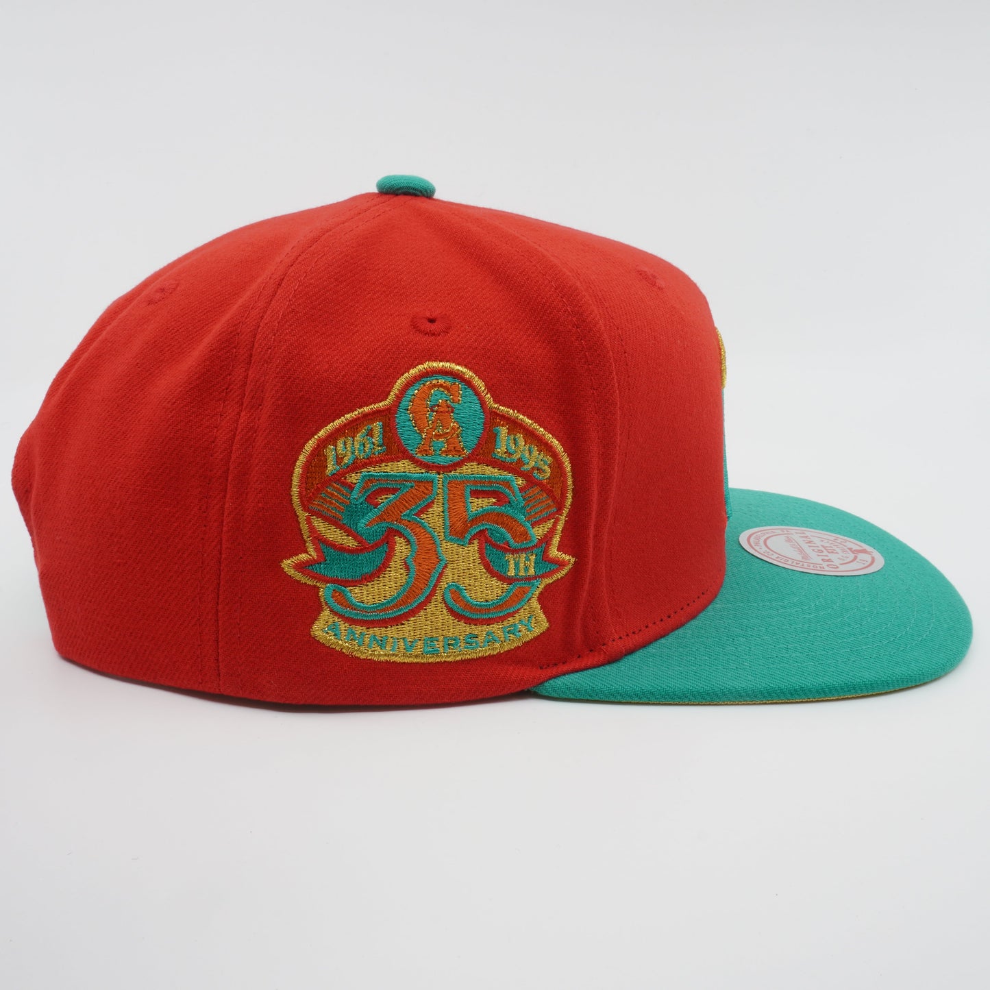 Mitchell & Ness Men's MLB Mistletoe Snapback Coop Angels Snapback Caps
