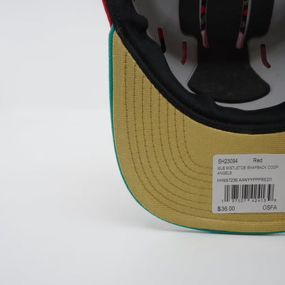 Mitchell & Ness Men's MLB Mistletoe Snapback Coop Angels Snapback Caps