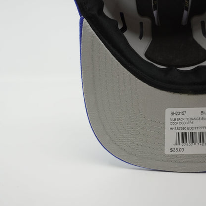 Mitchell & Ness Men's MLB Back To Basics Snapback Coop Dodgers Snapback Caps
