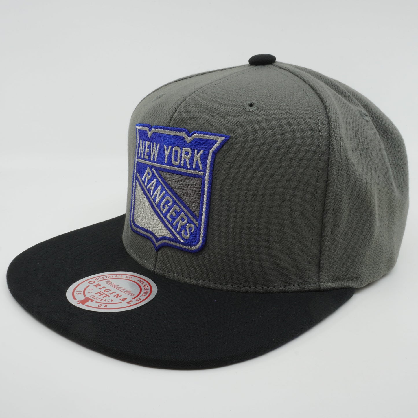 Mitchell & Ness Men's NHL Storm Front Snapback Rangers Snapback Caps