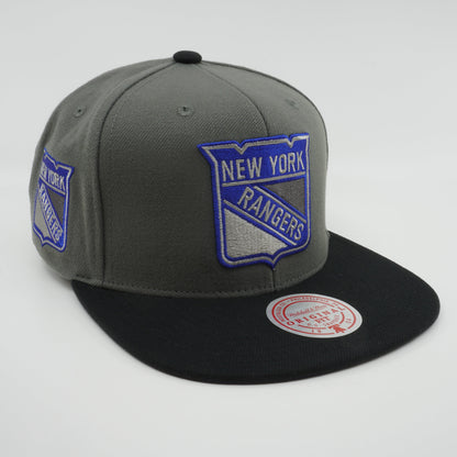 Mitchell & Ness Men's NHL Storm Front Snapback Rangers Snapback Caps