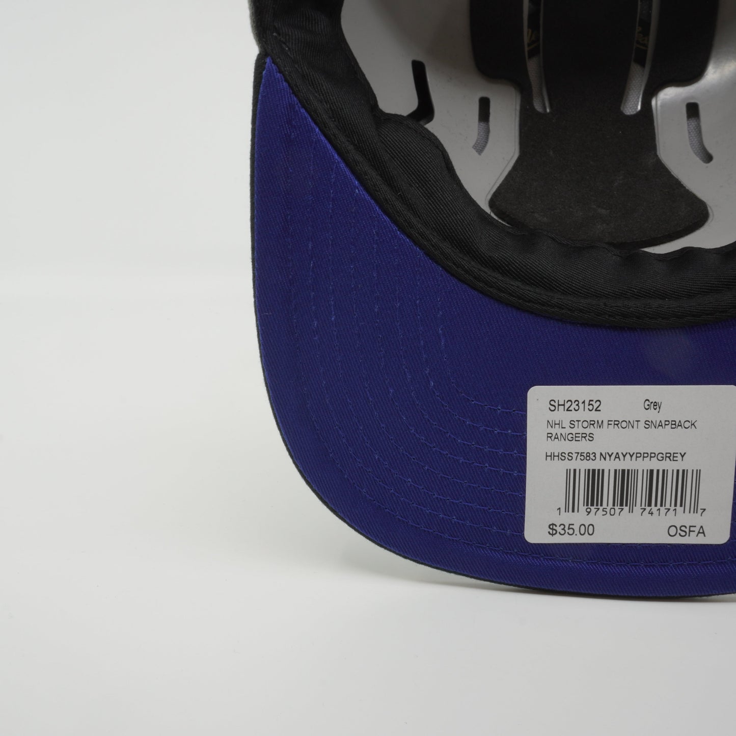 Mitchell & Ness Men's NHL Storm Front Snapback Rangers Snapback Caps