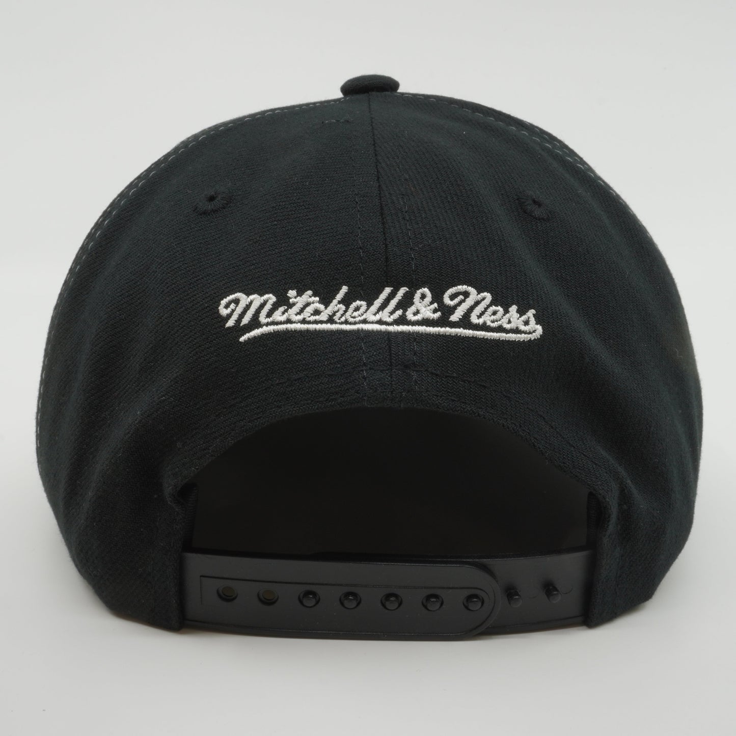 Men's Mitchell & Ness MLB Big Text 1 Snapback White Sox - Black